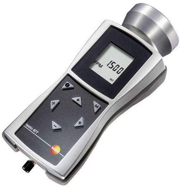 Testo 477 - Ruční stroboskopický otáčkomer LED 300000 RPM